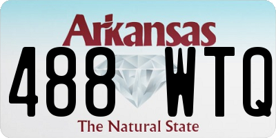 AR license plate 488WTQ