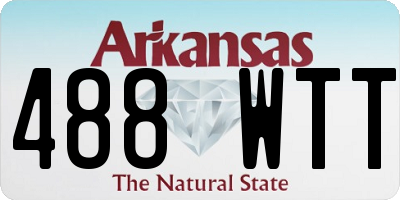 AR license plate 488WTT