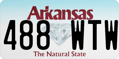 AR license plate 488WTW