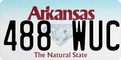 AR license plate 488WUC