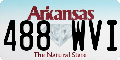 AR license plate 488WVI