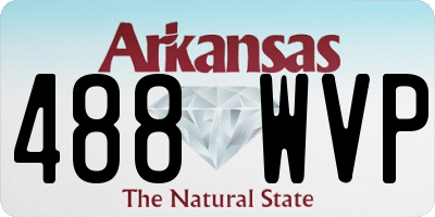 AR license plate 488WVP