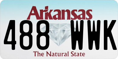 AR license plate 488WWK