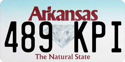 AR license plate 489KPI