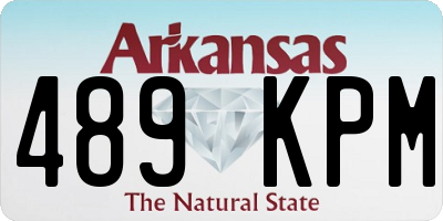 AR license plate 489KPM