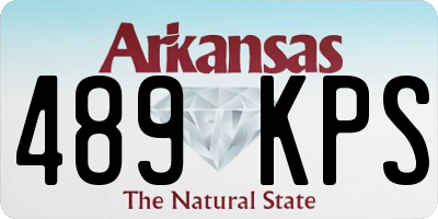 AR license plate 489KPS