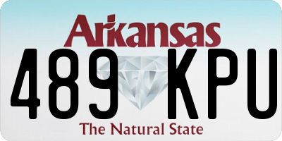 AR license plate 489KPU