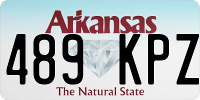 AR license plate 489KPZ