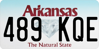 AR license plate 489KQE