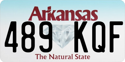 AR license plate 489KQF