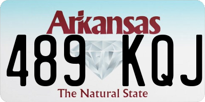 AR license plate 489KQJ