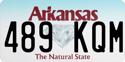 AR license plate 489KQM