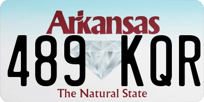 AR license plate 489KQR