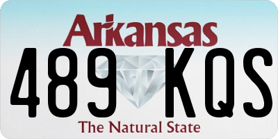 AR license plate 489KQS