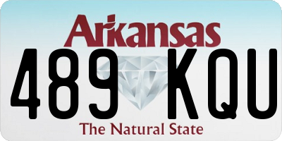 AR license plate 489KQU