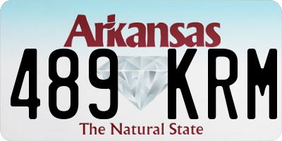AR license plate 489KRM