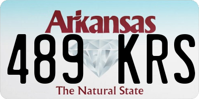 AR license plate 489KRS