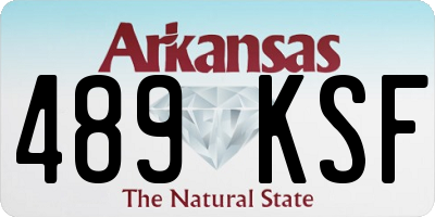 AR license plate 489KSF