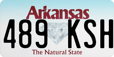 AR license plate 489KSH