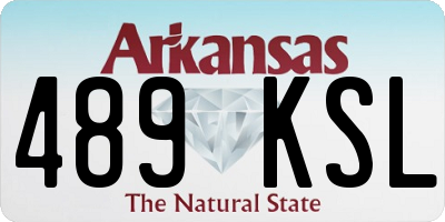 AR license plate 489KSL