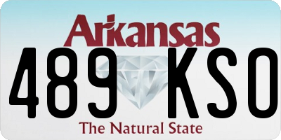 AR license plate 489KSO