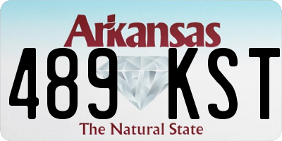 AR license plate 489KST