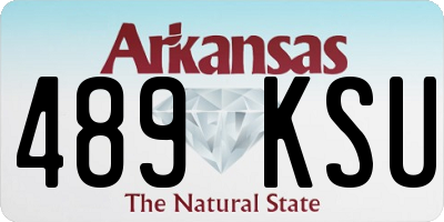 AR license plate 489KSU