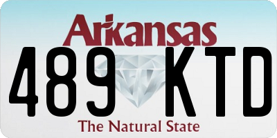 AR license plate 489KTD