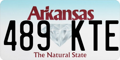 AR license plate 489KTE