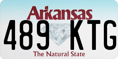 AR license plate 489KTG