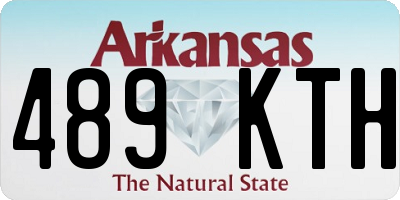 AR license plate 489KTH