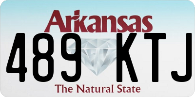 AR license plate 489KTJ