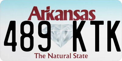 AR license plate 489KTK