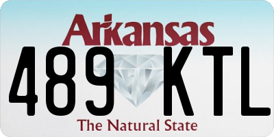 AR license plate 489KTL