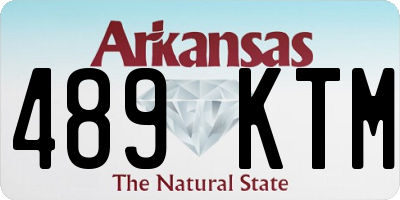 AR license plate 489KTM