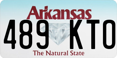 AR license plate 489KTO
