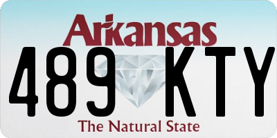 AR license plate 489KTY