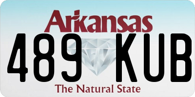 AR license plate 489KUB