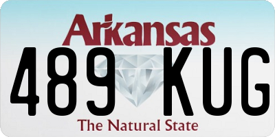 AR license plate 489KUG