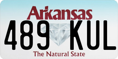 AR license plate 489KUL