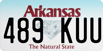 AR license plate 489KUU