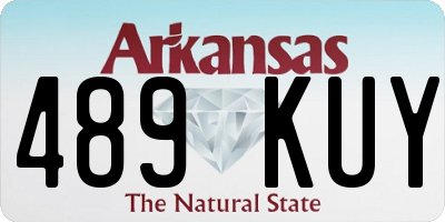 AR license plate 489KUY