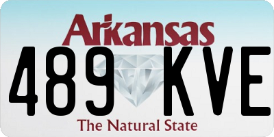 AR license plate 489KVE