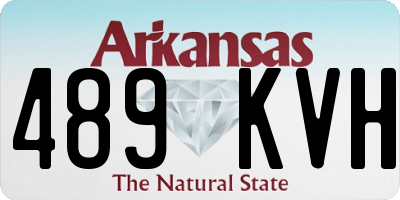 AR license plate 489KVH