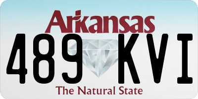 AR license plate 489KVI
