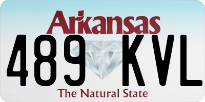 AR license plate 489KVL