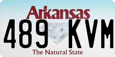 AR license plate 489KVM