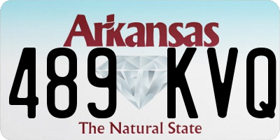 AR license plate 489KVQ