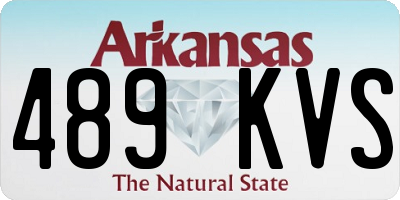 AR license plate 489KVS