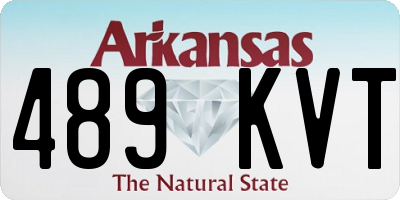 AR license plate 489KVT